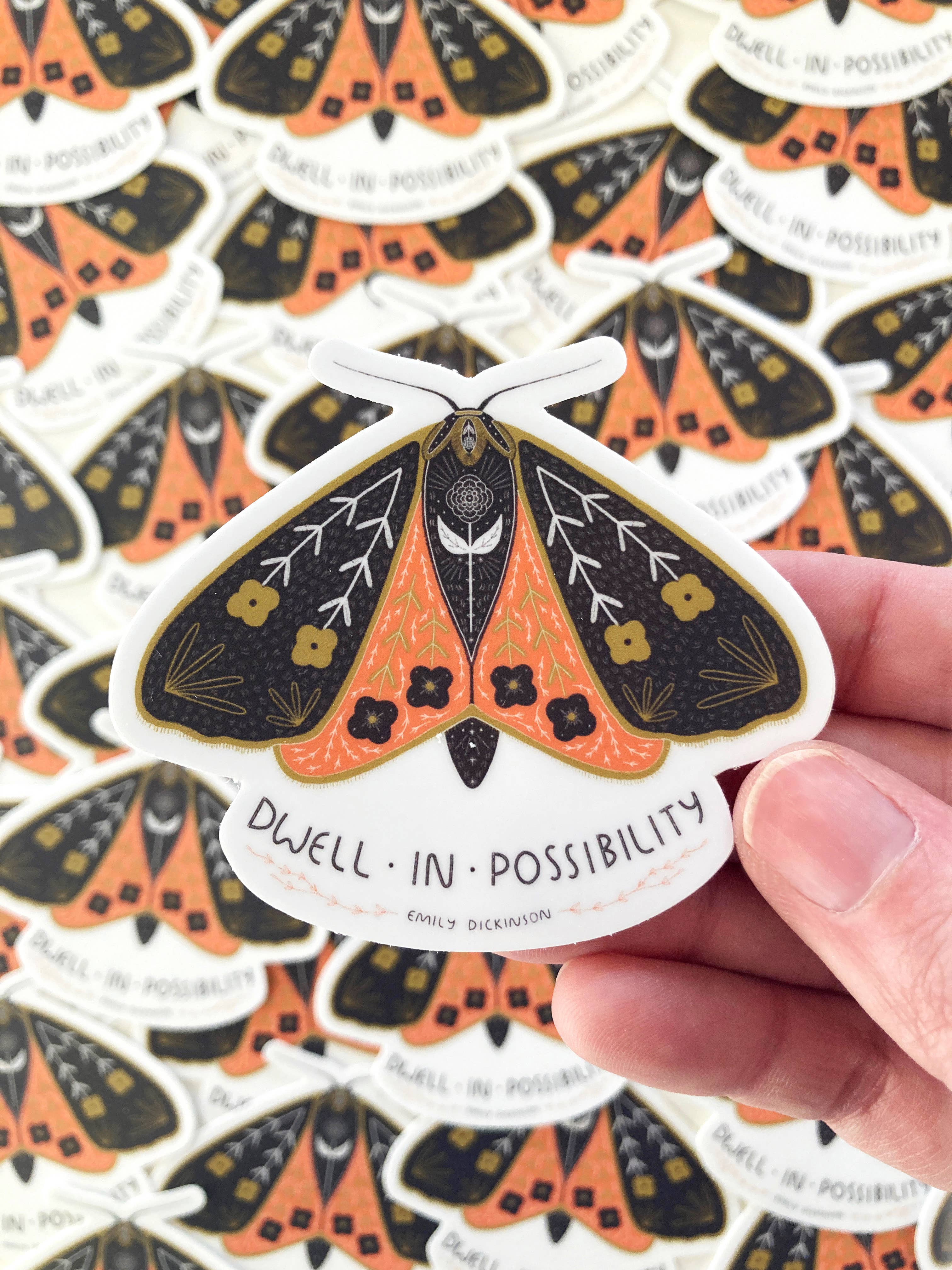 Dwell In Possibility Sticker - Die-Cut, Motivational