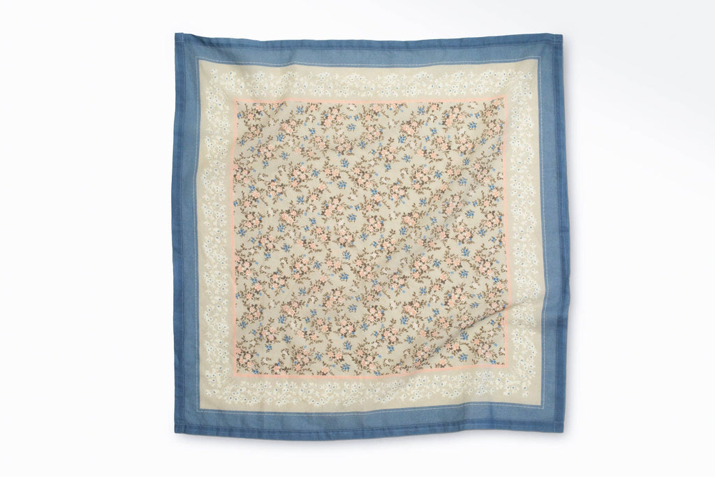 Flutterby Bandana | Afternoon Sonnet - Green Ditsy Floral