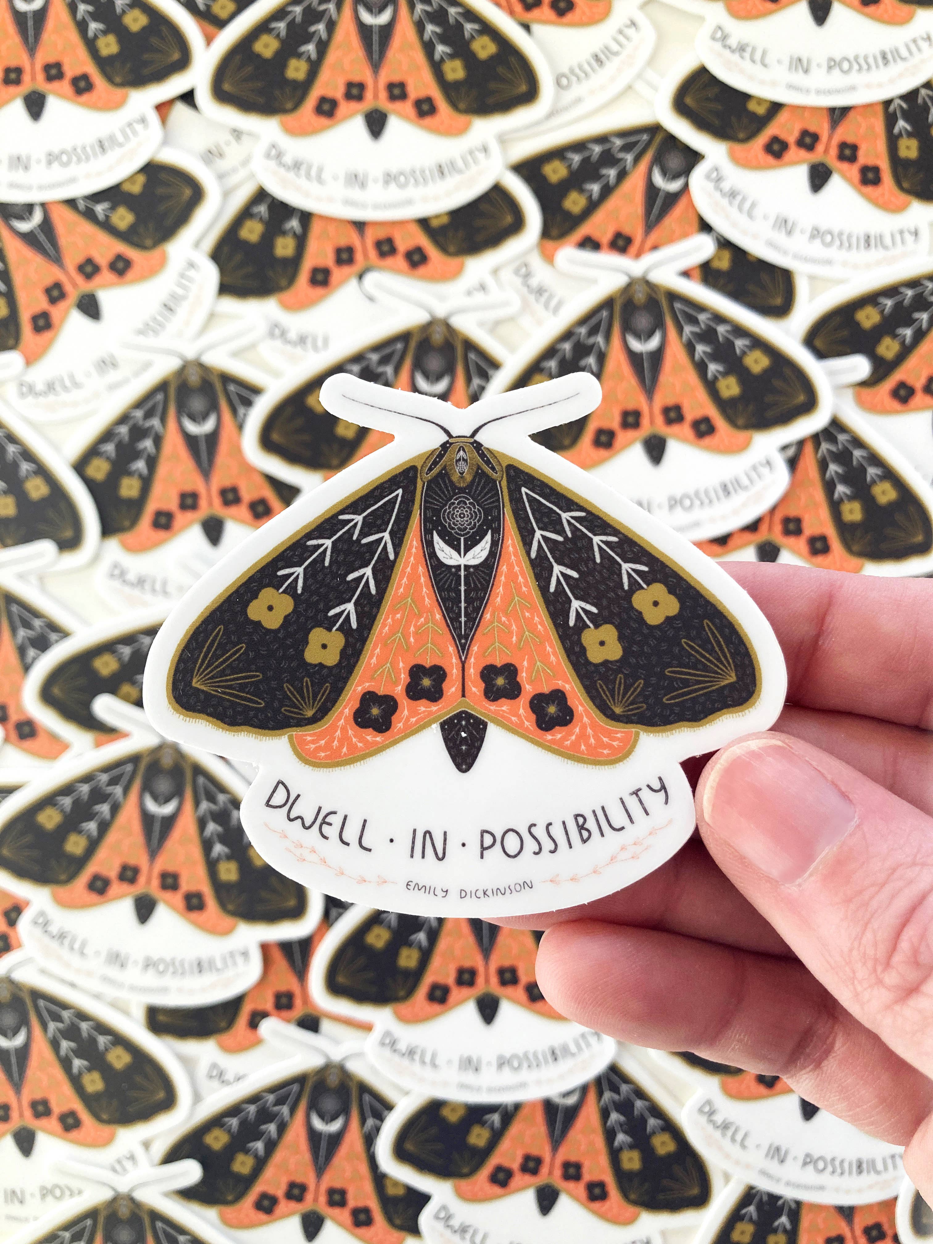 Dwell In Possibility Sticker - Die-Cut, Motivational