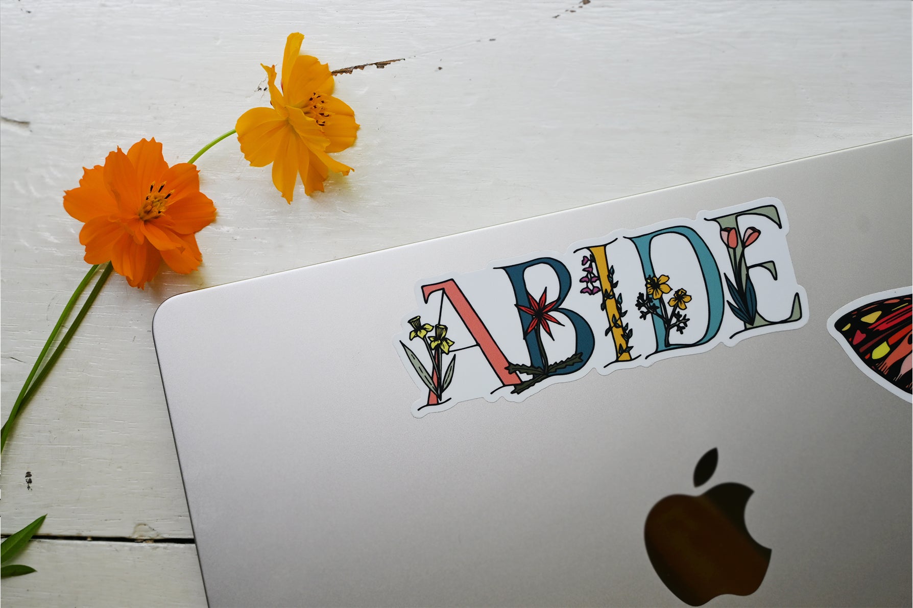 ABIDE vinyl stickers