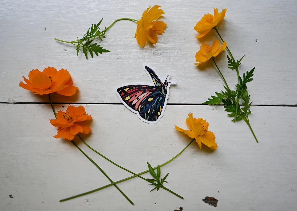 Be Set Free Butterfly Sticker 3"