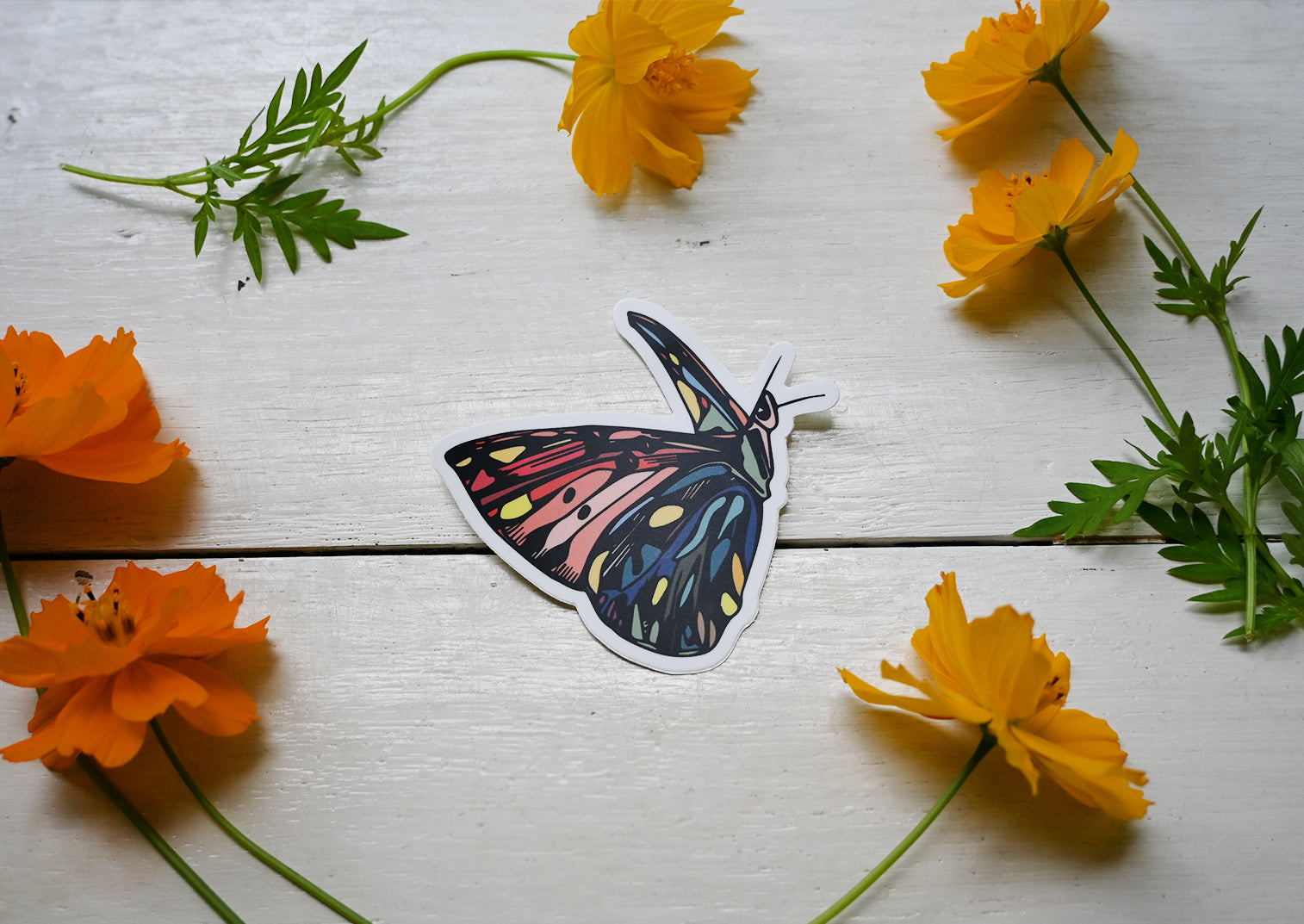 Be Set Free Butterfly Sticker 3"