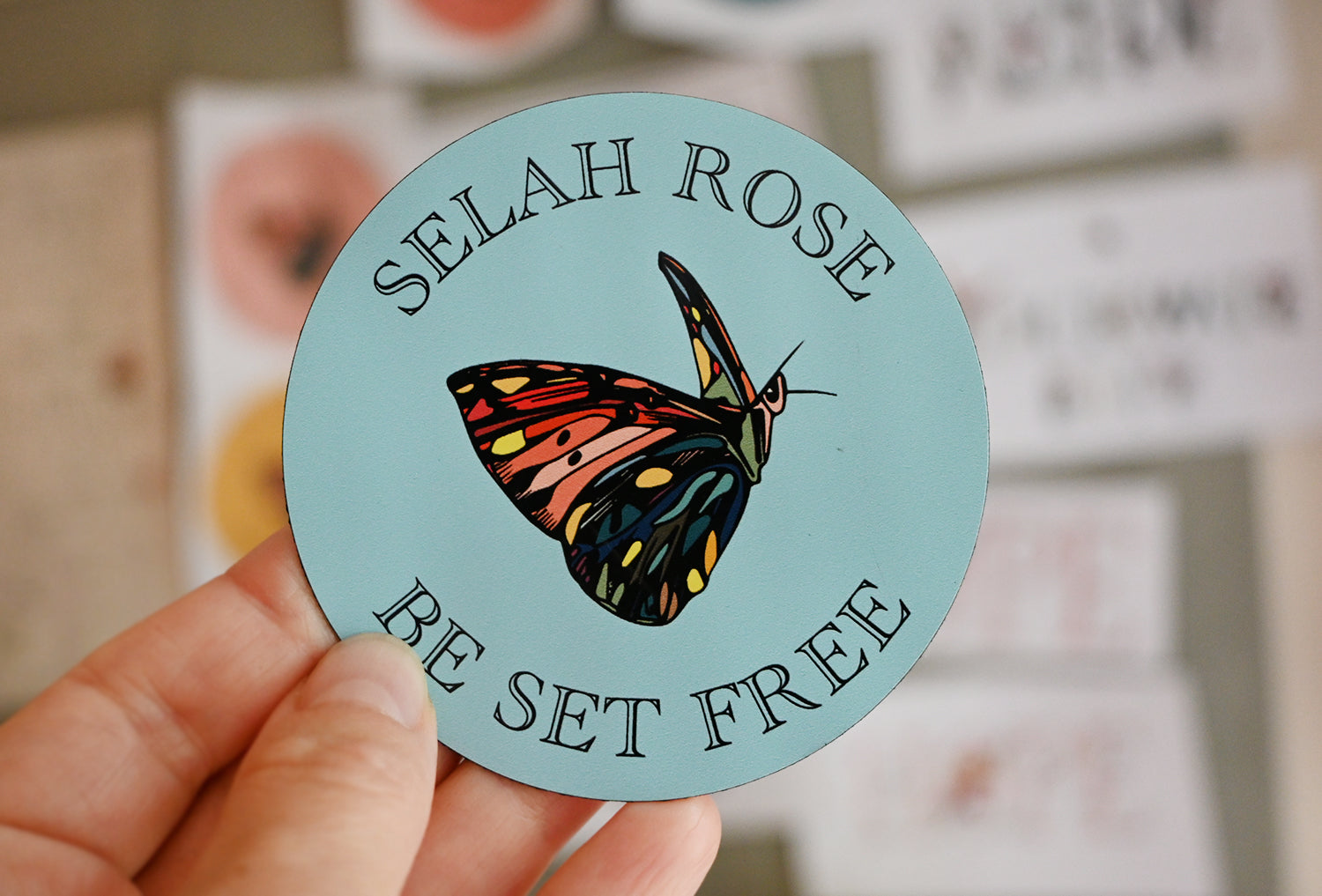SELAH ROSE  3" Magnet