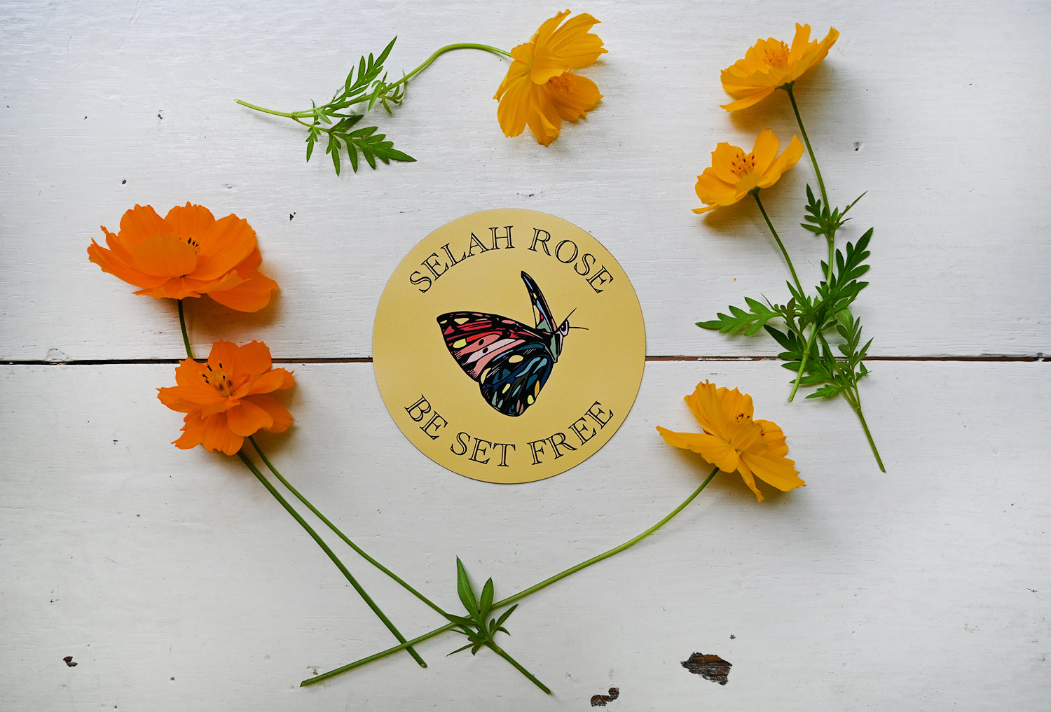 SELAH ROSE 4" Magnet