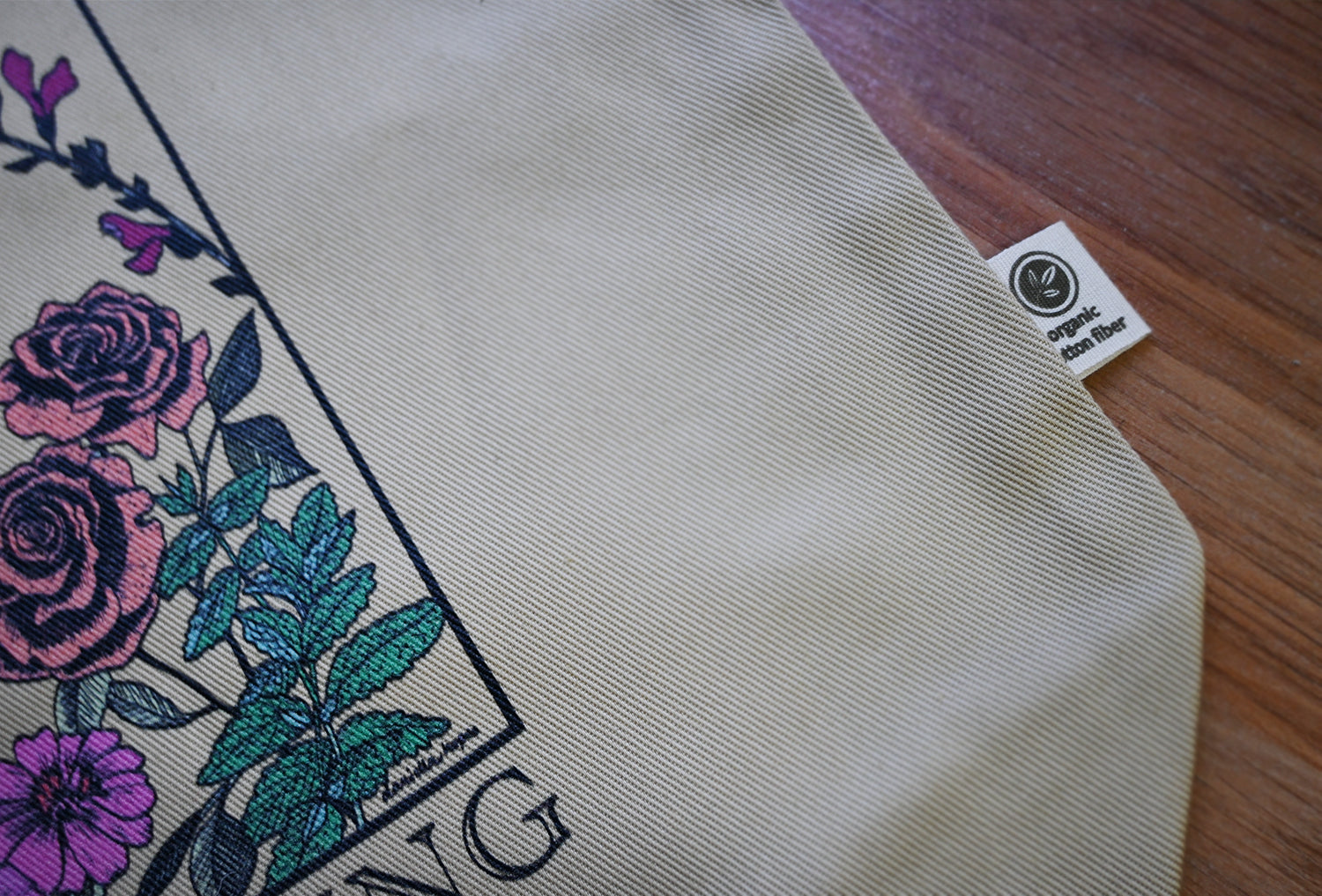 Cultivate Healing 100% organic cotton tote